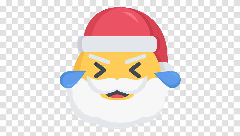 Christmas Emoji Laugh Laughing Santa Free Icon Of Dead Santa, Baseball Cap, Clothing, Apparel, Graphics Transparent Png