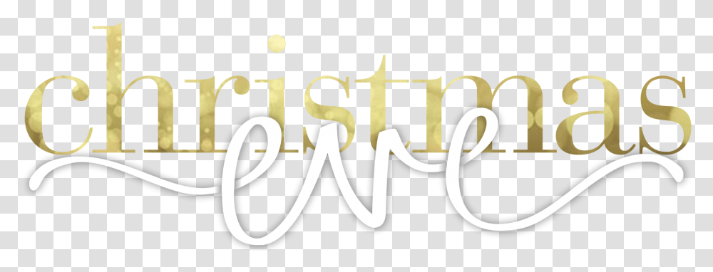 Christmas Eve Calligraphy, Label, Alphabet, Word Transparent Png