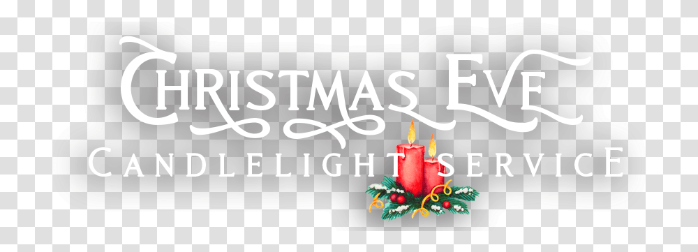 Christmas Eve Candlelight Service Graphic Design, Label Transparent Png