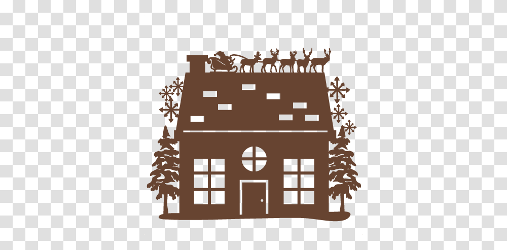 Christmas Eve House Svg Scrapbook Cut Illustration, Housing, Building, Mansion, Rug Transparent Png