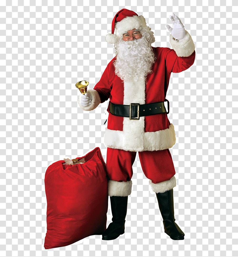 Christmas Father Santa Claus Full Images Of Santa, Costume, Person, Face, Performer Transparent Png