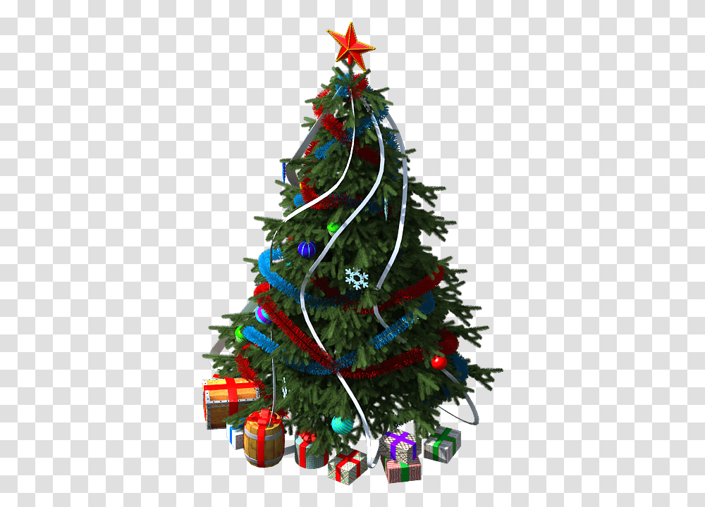 Christmas Fir Tree Image Cemara Pohon Natal, Christmas Tree, Ornament, Plant Transparent Png