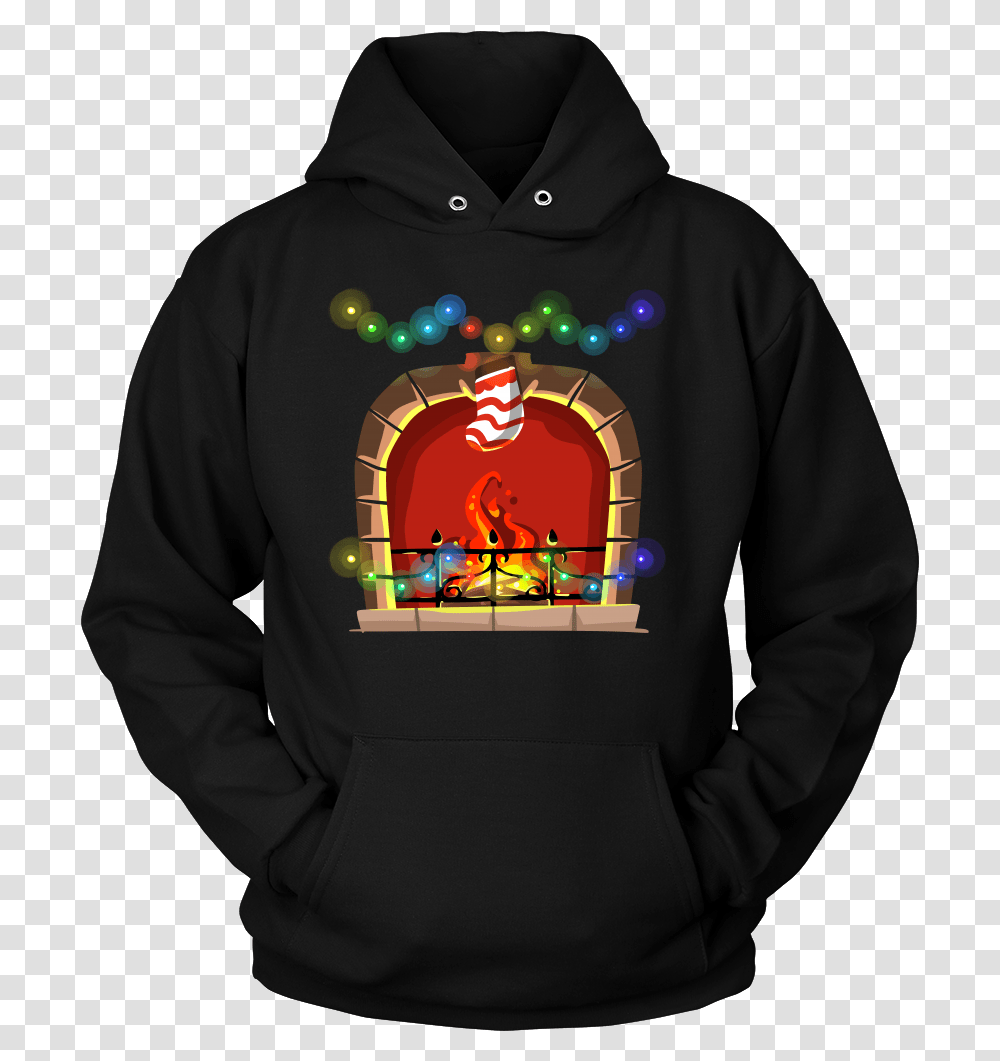 Christmas Fireplace Dig Dug Hoodie, Apparel, Sweatshirt, Sweater Transparent Png
