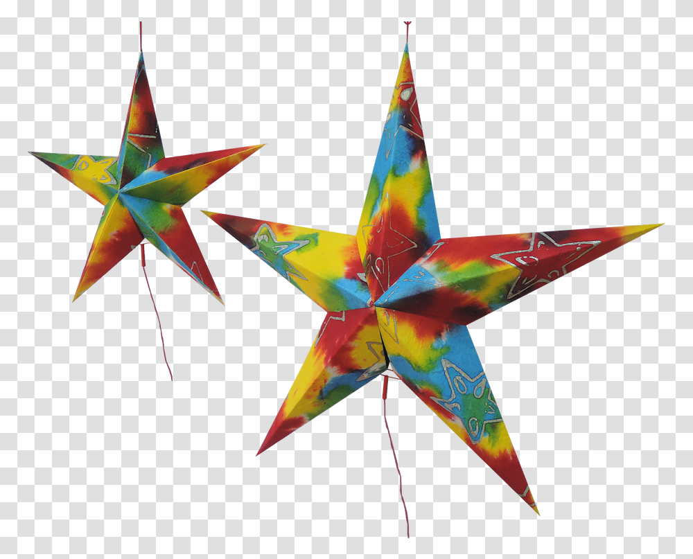 Christmas Folding Star Craft, Star Symbol, Airplane, Aircraft, Vehicle Transparent Png