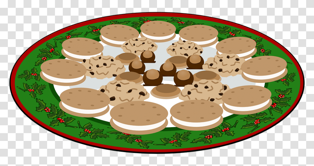 Christmas Food, Bread, Meal, Cookie, Dish Transparent Png