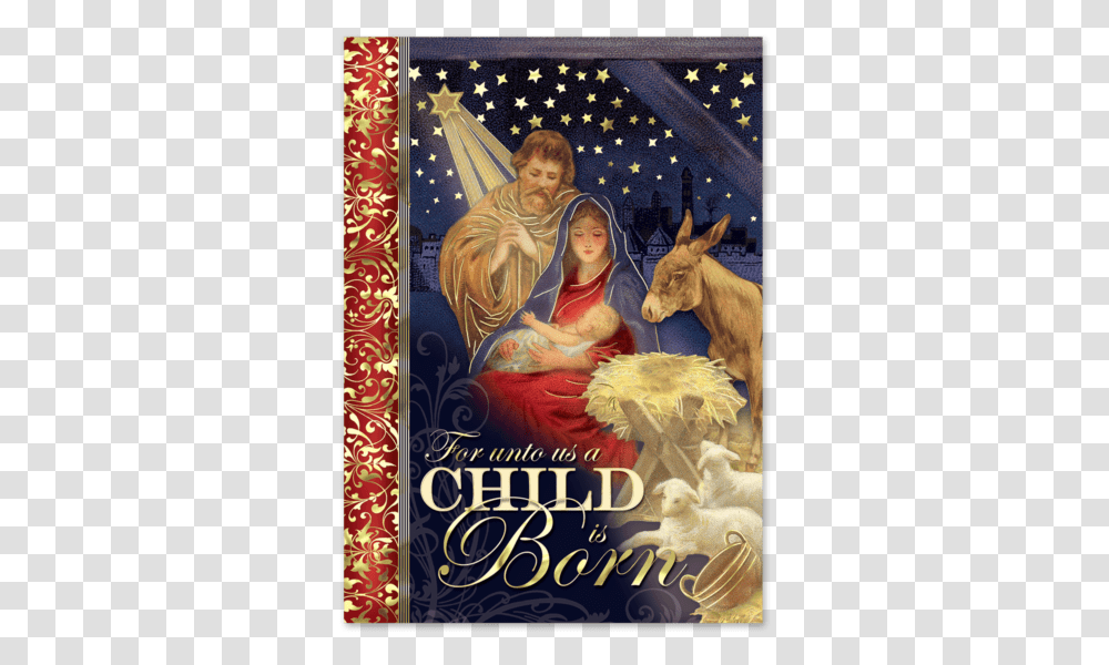 Christmas For Unto Us A Child Is Born, Person, Antelope, Wildlife Transparent Png