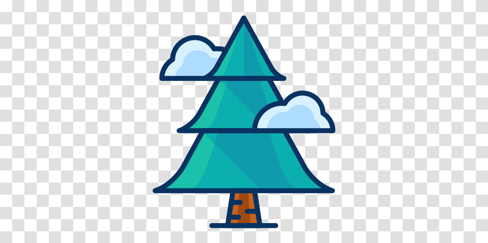 Christmas Forest Pine Tree Cloud Icon Icon Winter Icon, Clothing, Apparel, Cone, Plant Transparent Png