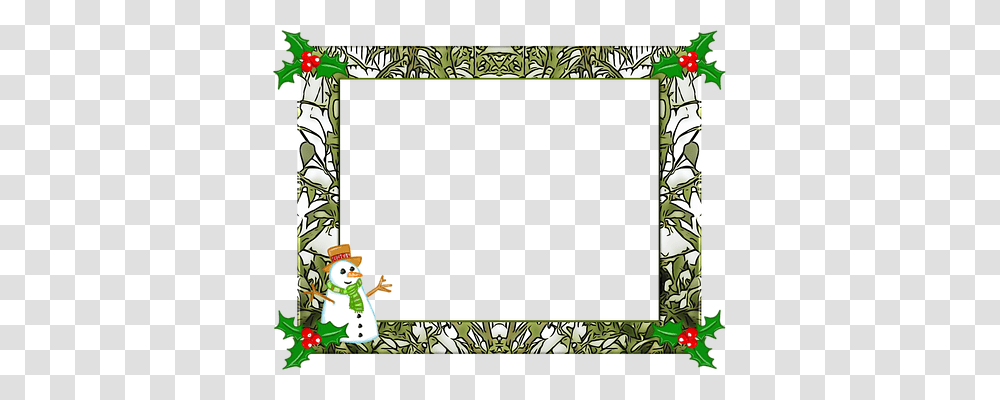 Christmas Frame Holiday, Snowman, Winter, Outdoors Transparent Png