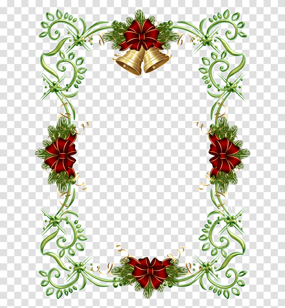 Christmas Frame Christmas Frames, Floral Design, Pattern Transparent Png