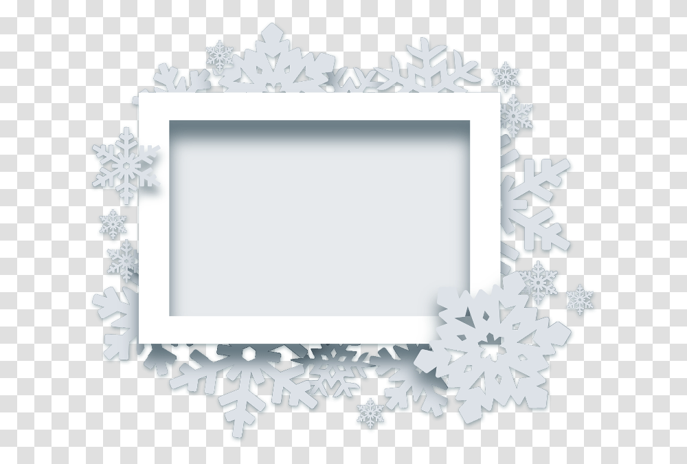 Christmas Frame Snowflakes Background Ornament Snow Card Background, Rug, Pattern, Apiaceae Transparent Png