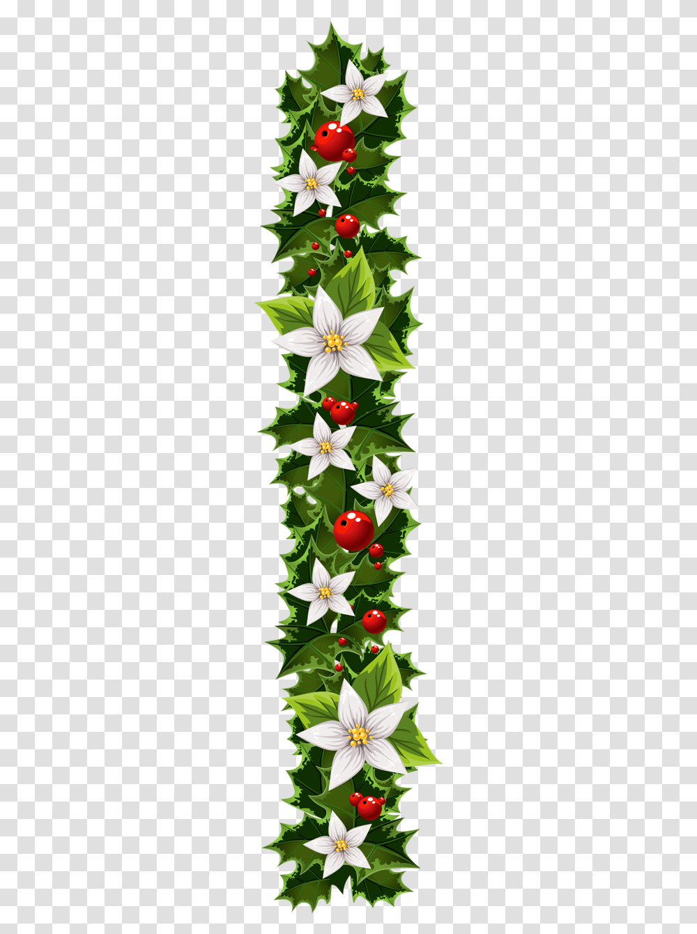 Christmas Garland Clipart Christmas Amp Christmas Garland Clipart, Leaf, Plant, Tree, Strawberry Transparent Png
