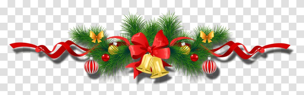 Christmas Garland Clipart, Plant, Tree, Gift Transparent Png