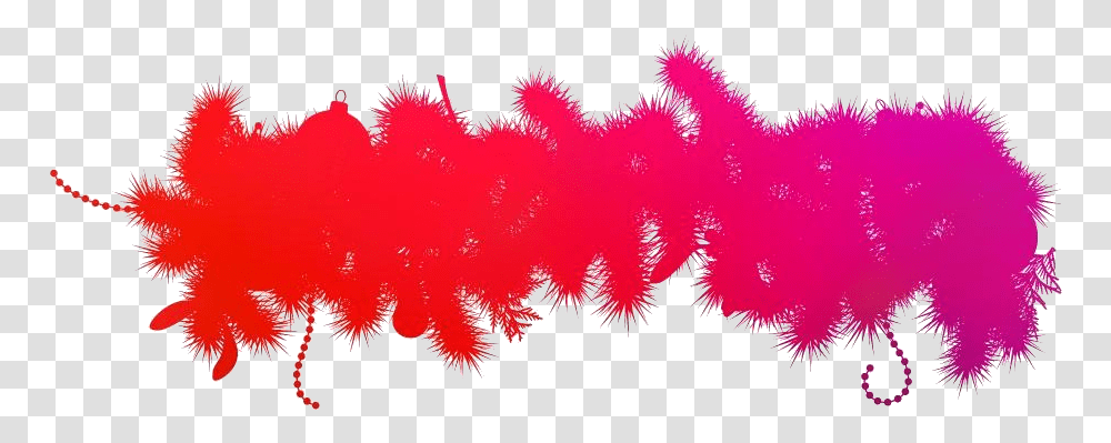 Christmas Garland Free Download Grass, Apparel, Purple, Feather Boa Transparent Png