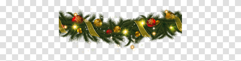 Christmas Garland, Holiday, Lighting, Flare, Nature Transparent Png