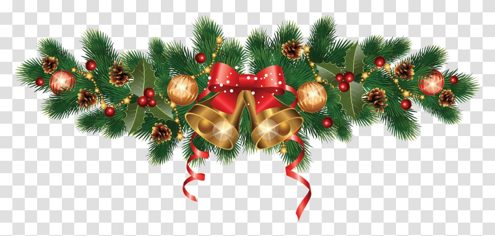 Christmas Garland, Holiday, Ornament, Tree, Plant Transparent Png