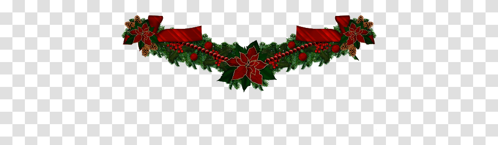Christmas Garland, Holiday, Pattern Transparent Png