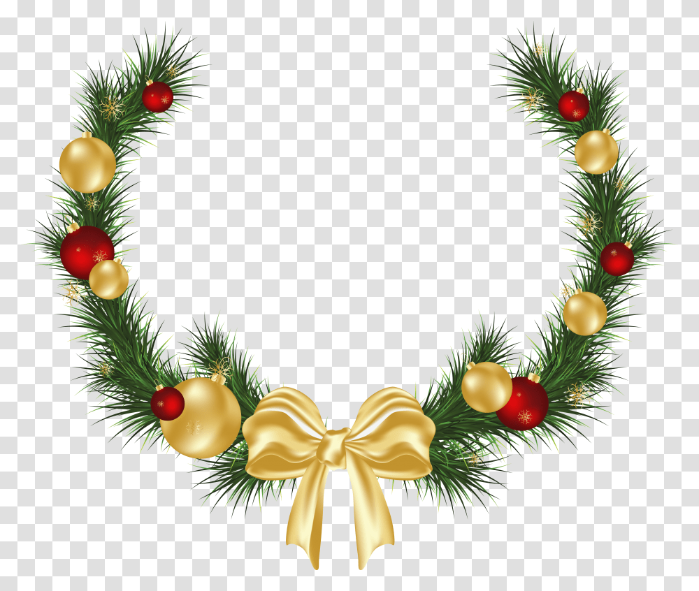 Christmas Garland, Holiday Transparent Png