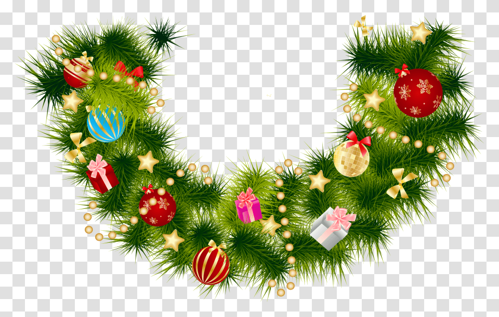 Christmas Garland, Holiday Transparent Png