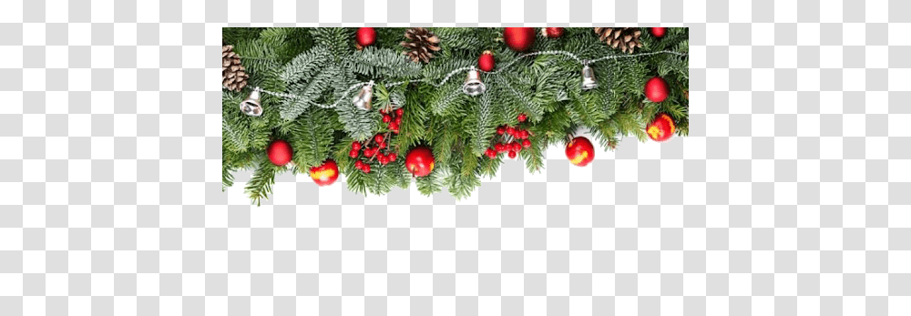 Christmas Garland, Holiday, Tree, Plant, Conifer Transparent Png