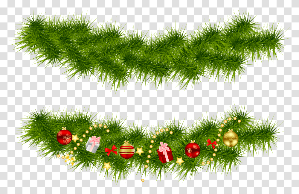 Christmas Garland, Holiday, Tree, Plant, Conifer Transparent Png