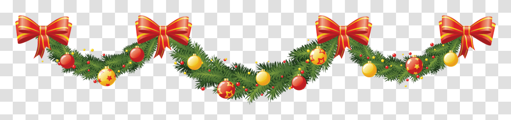 Christmas Garland, Holiday, Tree, Plant, Lighting Transparent Png