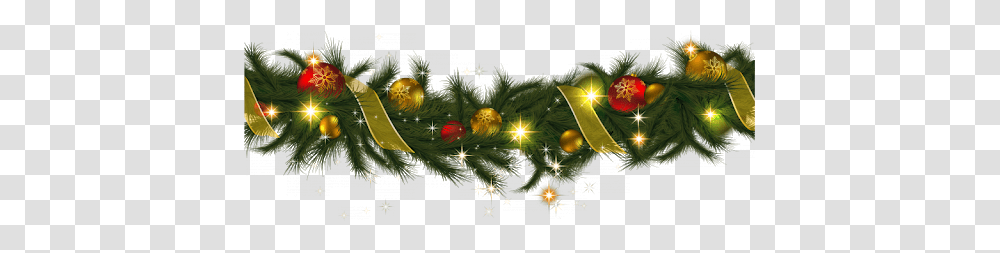 Christmas Garland, Holiday, Tree, Plant, Nature Transparent Png