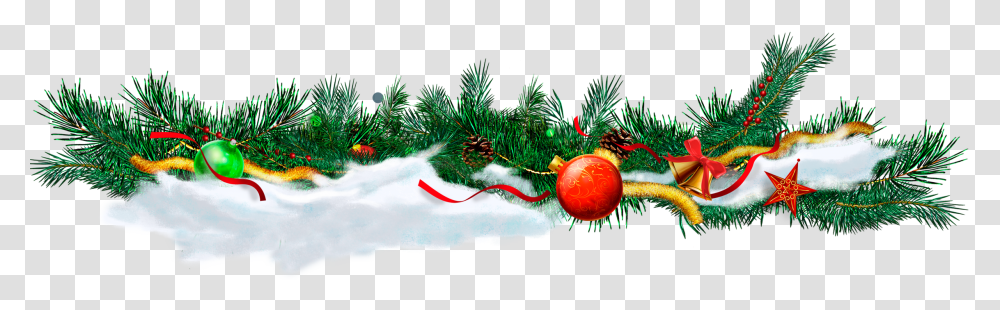 Christmas Garland, Holiday, Tree, Plant, Ornament Transparent Png