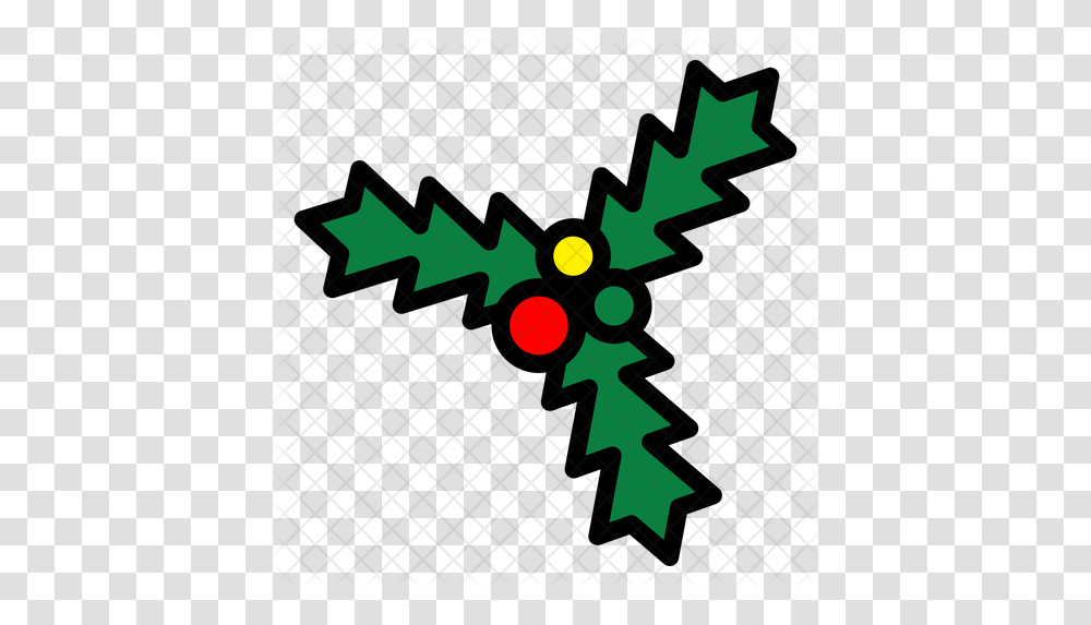 Christmas Garland Icon Of Colored Clip Art, Symbol, Leaf, Plant, Guitar Transparent Png