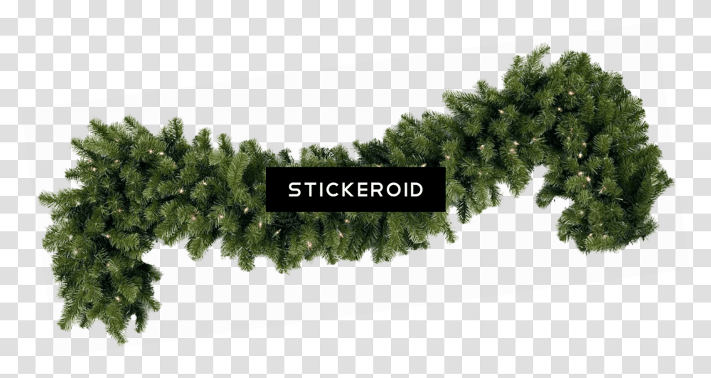 Christmas Garland, Tree, Plant, Vegetation, Pine Transparent Png