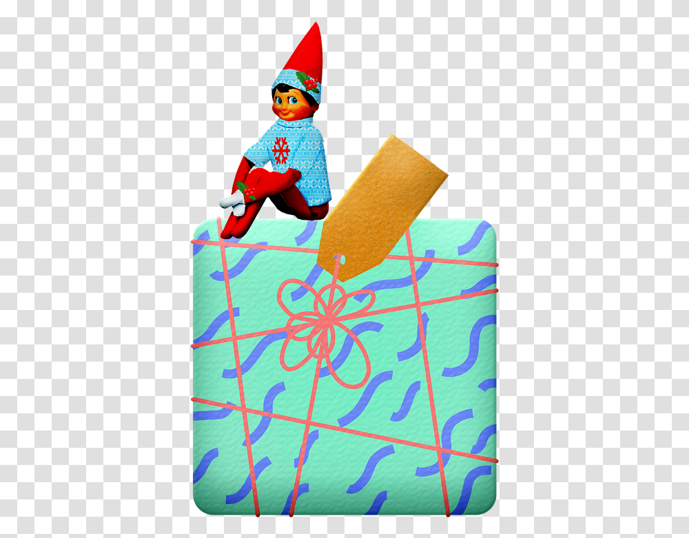 Christmas Gift Gnome Elf Free Image On Pixabay Child Art, Person, Human Transparent Png