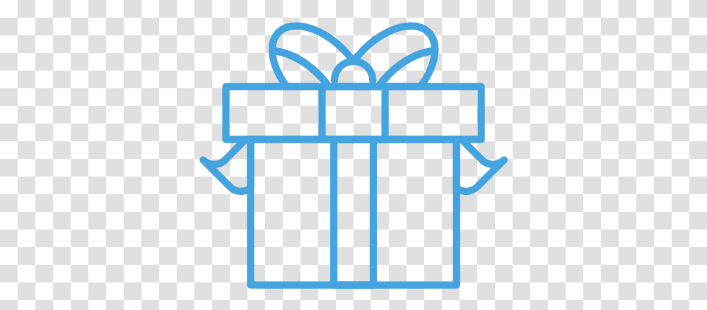 Christmas Gift Package Present Icon Line Christmas Icons, Prison, Symbol, Knot Transparent Png