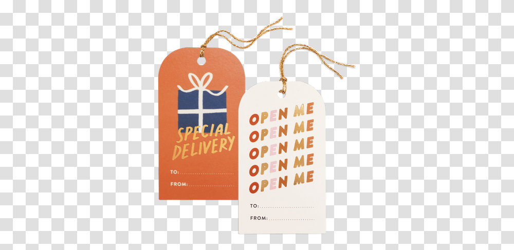 Christmas Gift Tag Special Delivery Gift Tags Graphic Design, Text, Paper, Advertisement, Page Transparent Png