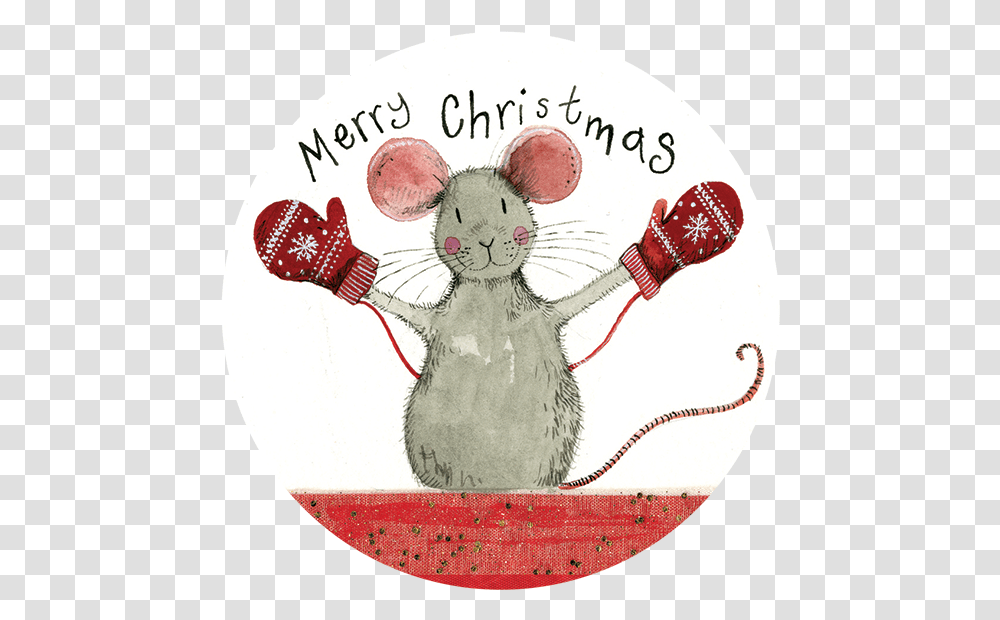 Christmas Gift Tags Mouse Christmas Card, Label, Mammal, Animal Transparent Png