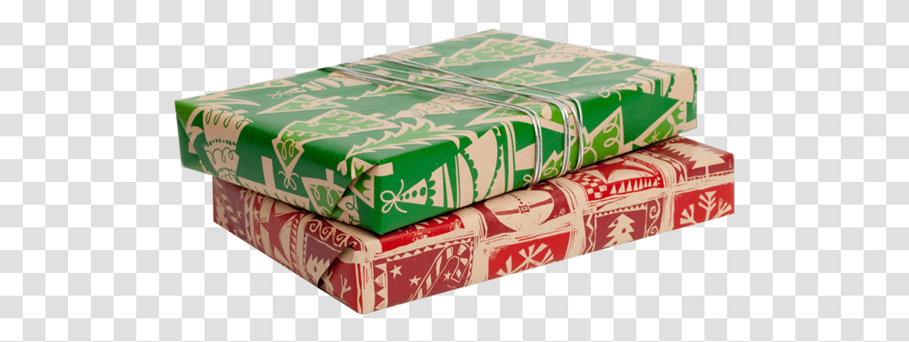 Christmas Gift Wrap Wrapping Paper, Box, Furniture, Home Decor Transparent Png