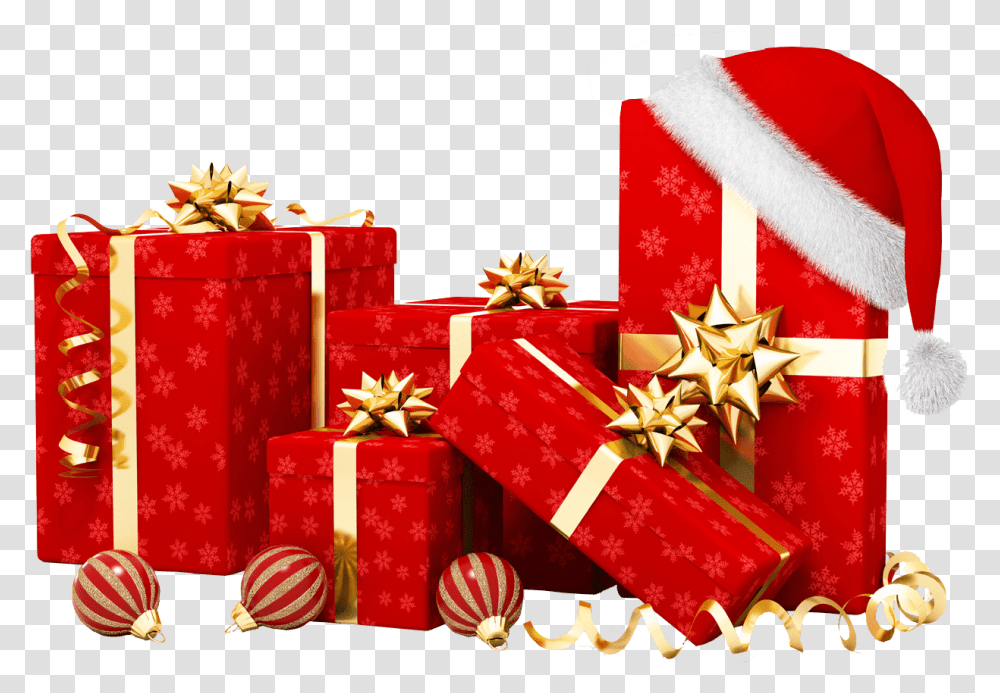Christmas Gifts Background Transparent Png