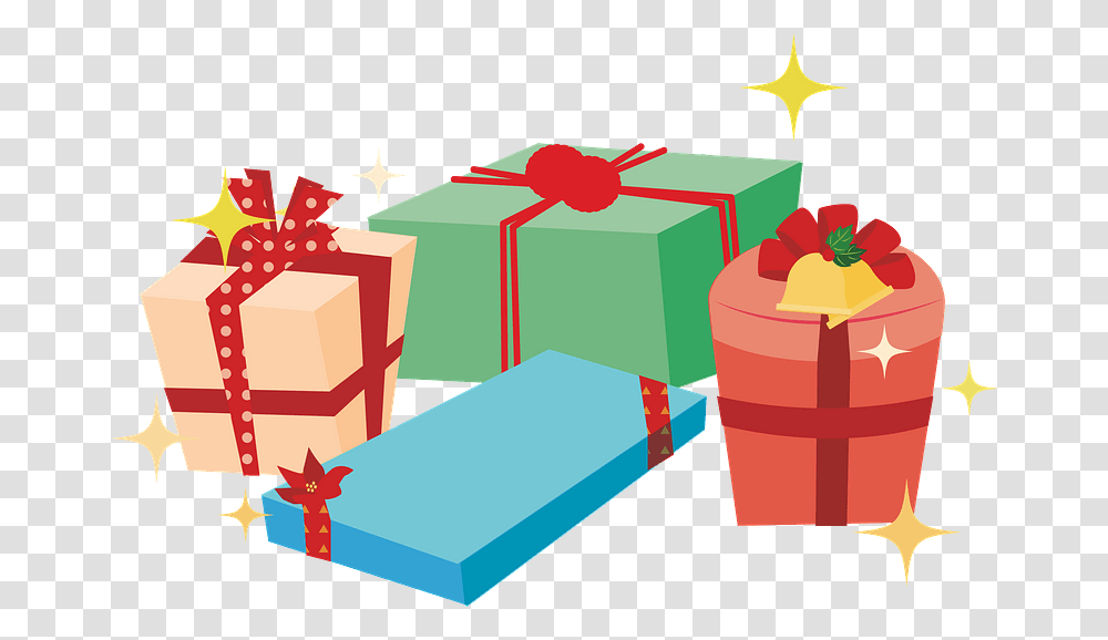 Christmas Gifts Clipart Transparent Png