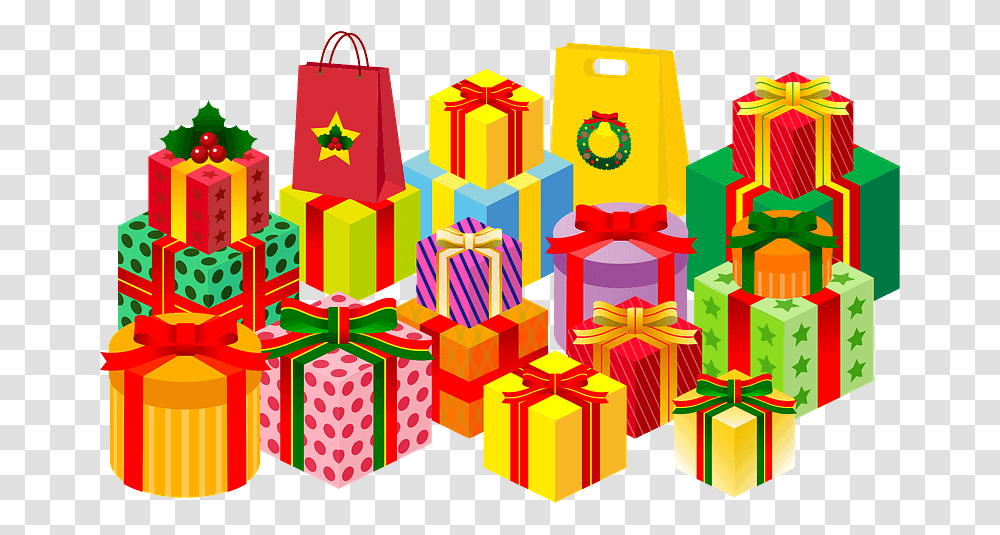 Christmas Gifts Clipart Transparent Png