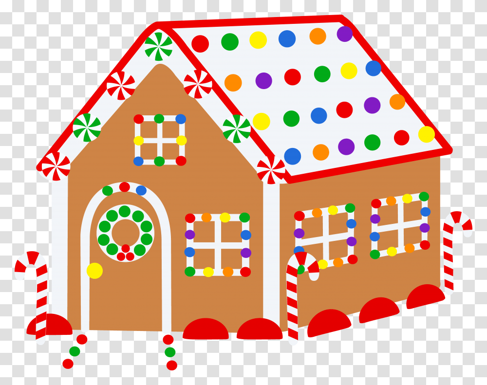Christmas Gingerbr Gingerbread House Clipart Christmas Gingerbread House Clipart, Cookie, Food, Biscuit Transparent Png