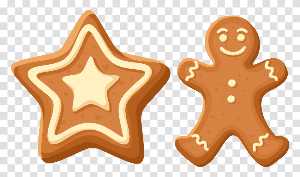 Christmas Gingerbread Cookies Clip, Wood, Label, Painting Transparent Png