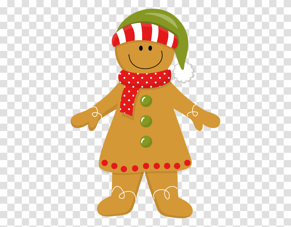 Christmas Gingerbread Girl, Cookie, Food, Biscuit, Toy Transparent Png