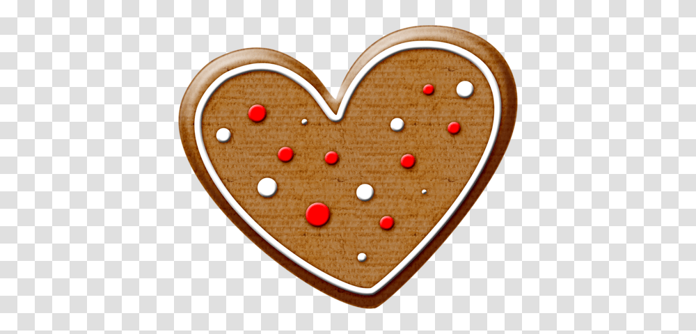 Christmas Gingerbread Heart Cookie Clip Art Clip Art, Necklace, Jewelry, Accessories, Accessory Transparent Png