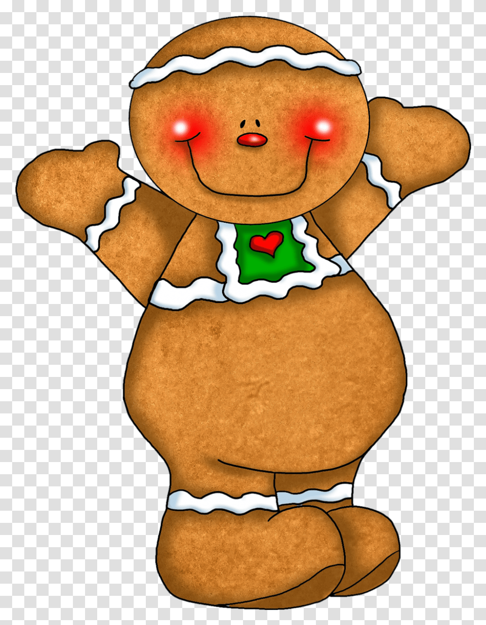 Christmas Gingerbread Man Clip Art Image Cute Gingerbread Man Clipart, Cookie, Food, Biscuit, Person Transparent Png