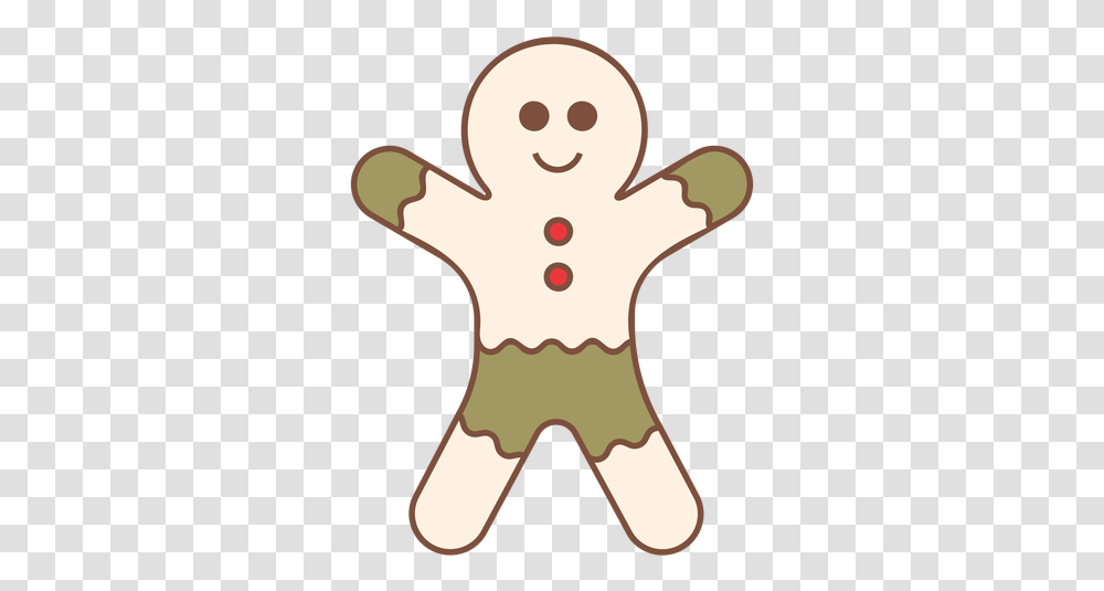 Christmas Gingerbread Man Cool & Svg Happy, Cookie, Food, Biscuit, Sunglasses Transparent Png
