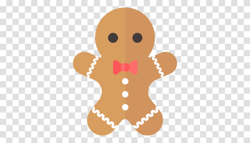 Christmas Gingerbread Man Holiday Xmas Icon, Cookie, Food, Biscuit, Sweets Transparent Png