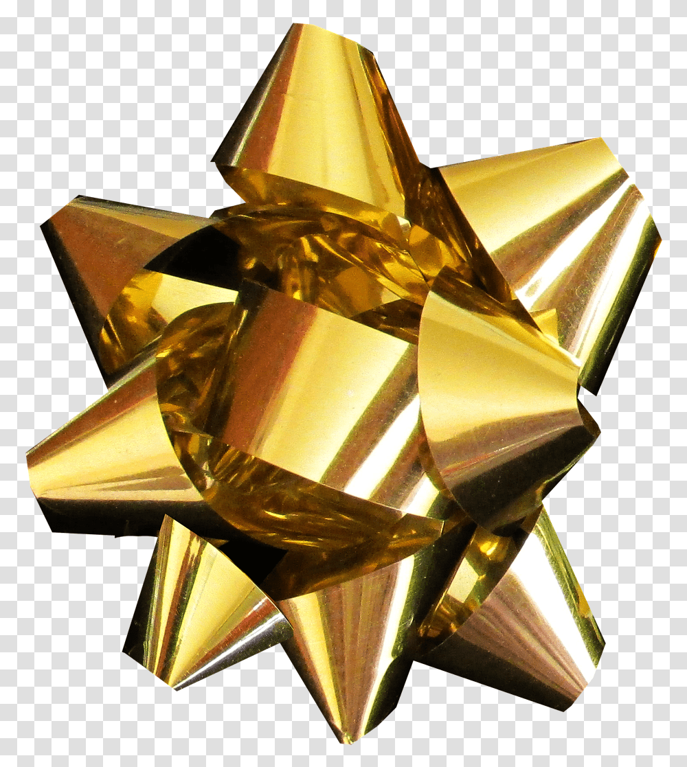 Christmas Gold Ribbon Free Photo Christmas Ribbon Gold, Lamp, Trophy, Star Symbol Transparent Png
