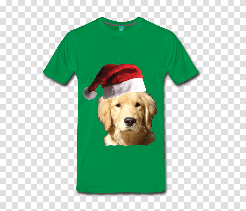 Christmas Golden Retriever Mens Premium T Shirt, T-Shirt, Apparel, Dog Transparent Png