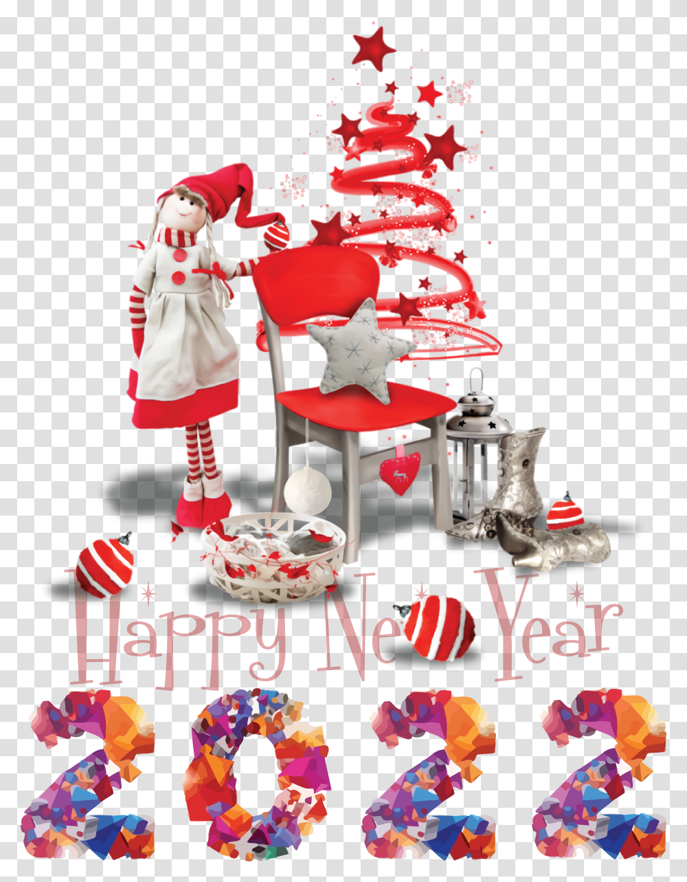 Christmas Graphics Mrs Claus New Year For New Year 2022, Person, Art, People, Figurine Transparent Png