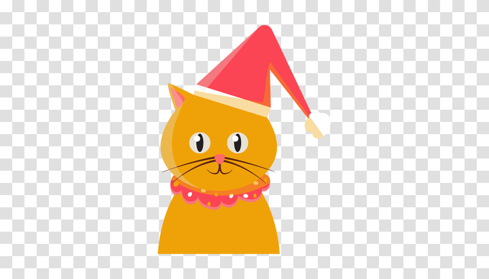 Christmas Hat Cat Icon, Apparel, Toy, Cone Transparent Png