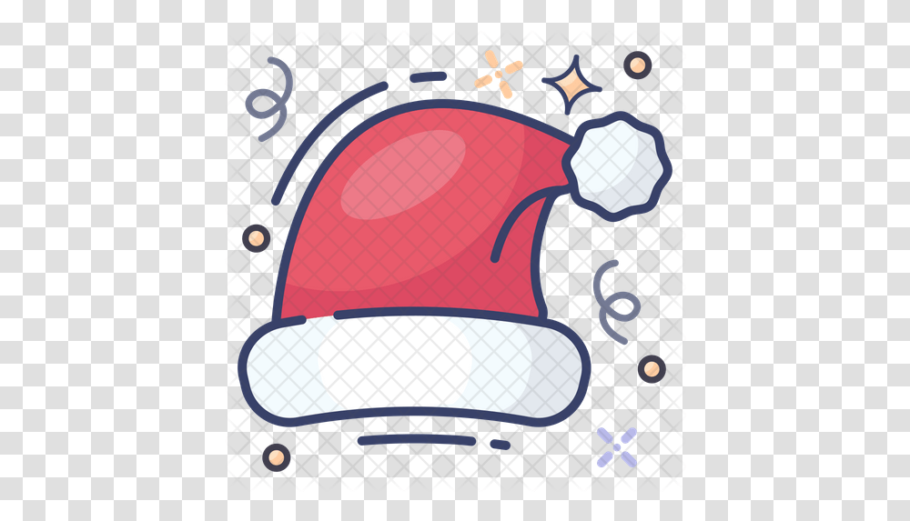 Christmas Hat Icon Dot, Label, Text, Clothing, Guitar Transparent Png