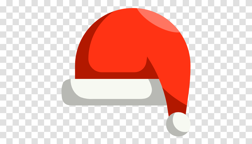 Christmas Hat Icon Santa Claus Hat Icon, Clothing, Baseball Cap, Sport, Text Transparent Png